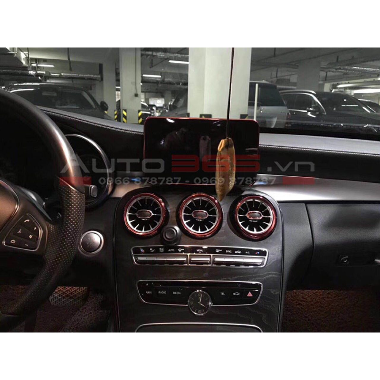 Bộ ốp cửa gió điều hòa AMG cho MERCEDES GLC Class - Hình 1